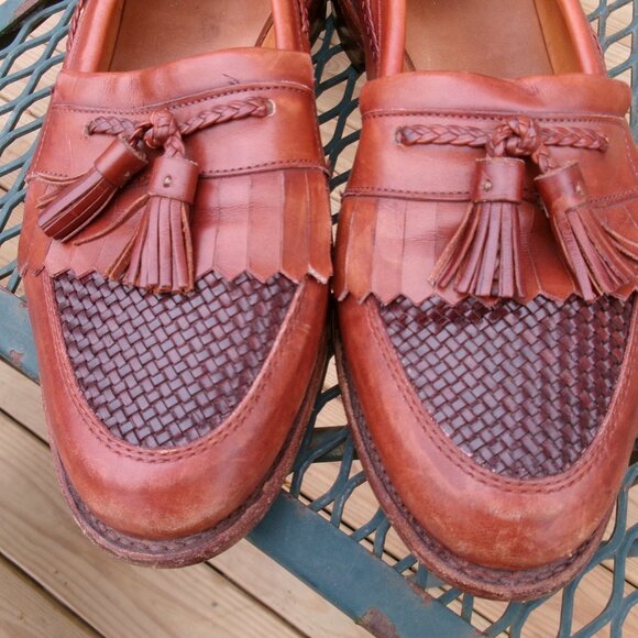 Allen Edmonds Cody tassled loafers 10 D gently used very good main image 5